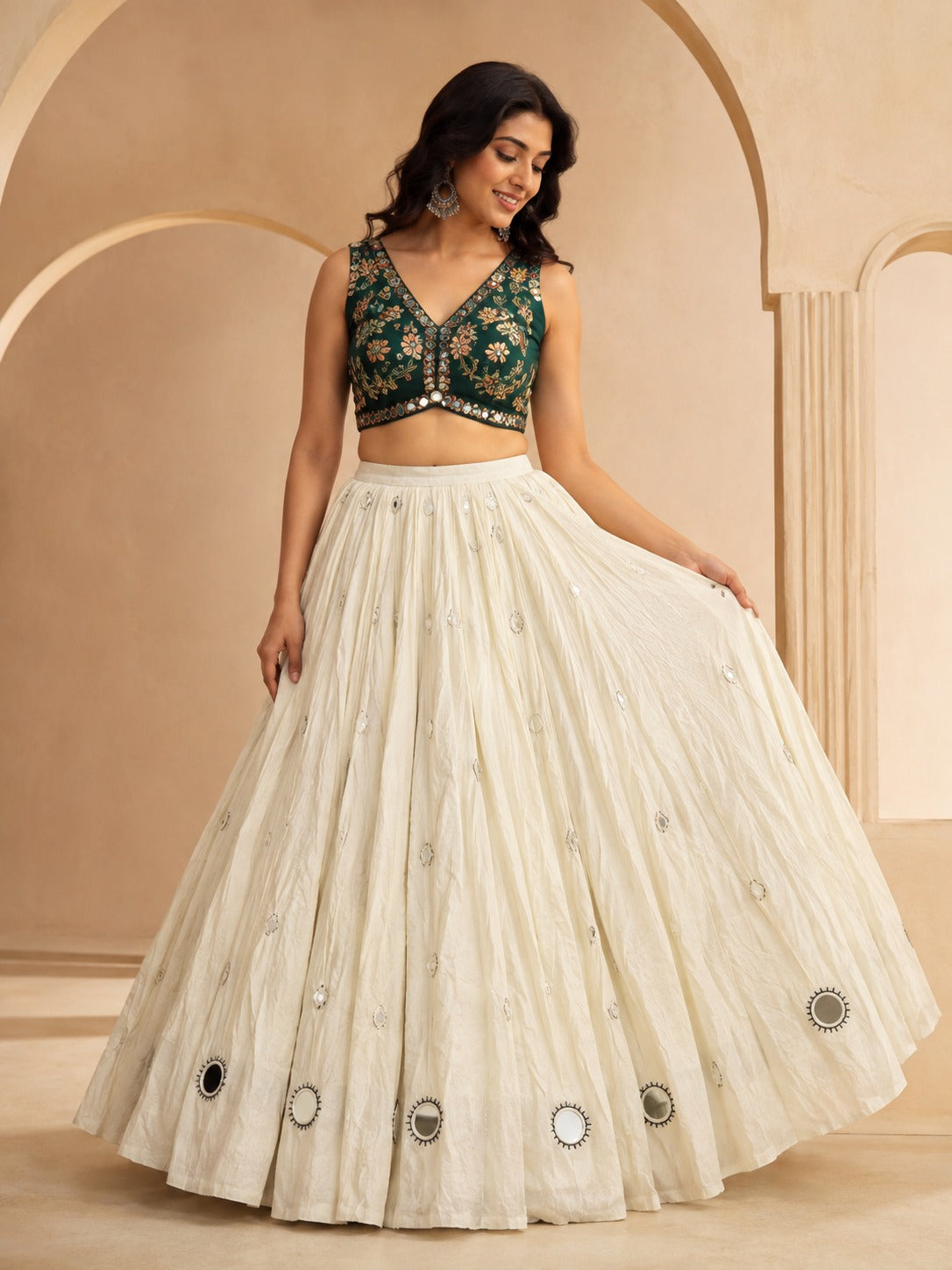 Ruhani Mirror Navratri Festive Skirt