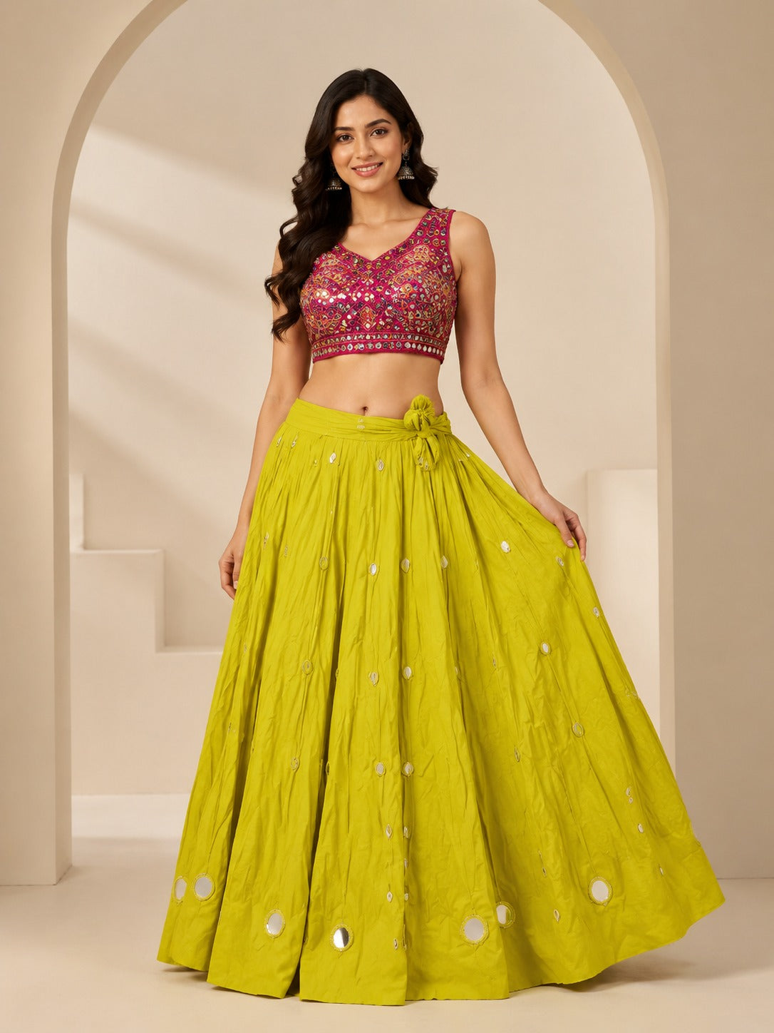 Ruhani Mirror Navratri Festive Skirt