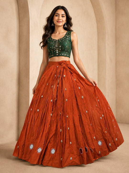 Ruhani Mirror Navratri Festive Only Skirt
