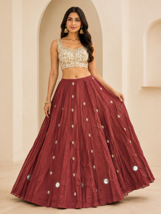 Ruhani Mirror Navratri Festive Only Skirt