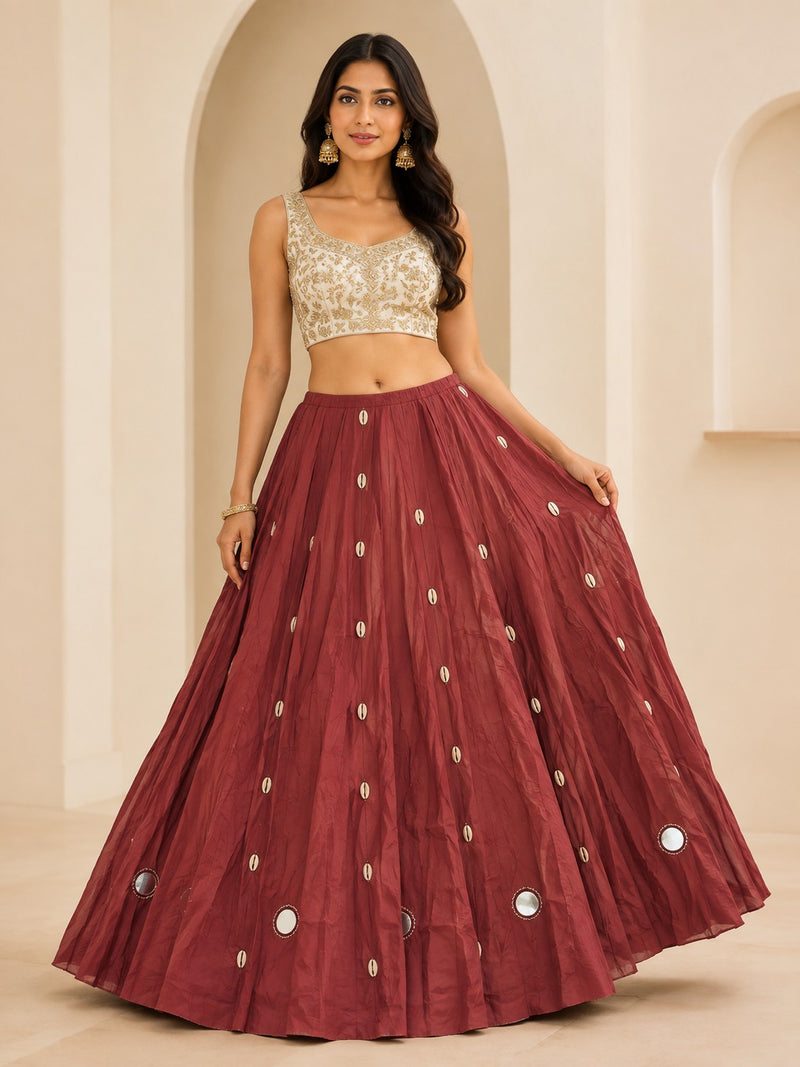 Ruhani Mirror Navratri Festive Skirt