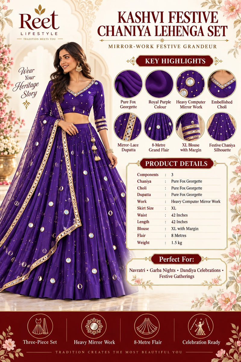 Kashvi Festive Chaniya Lehenga