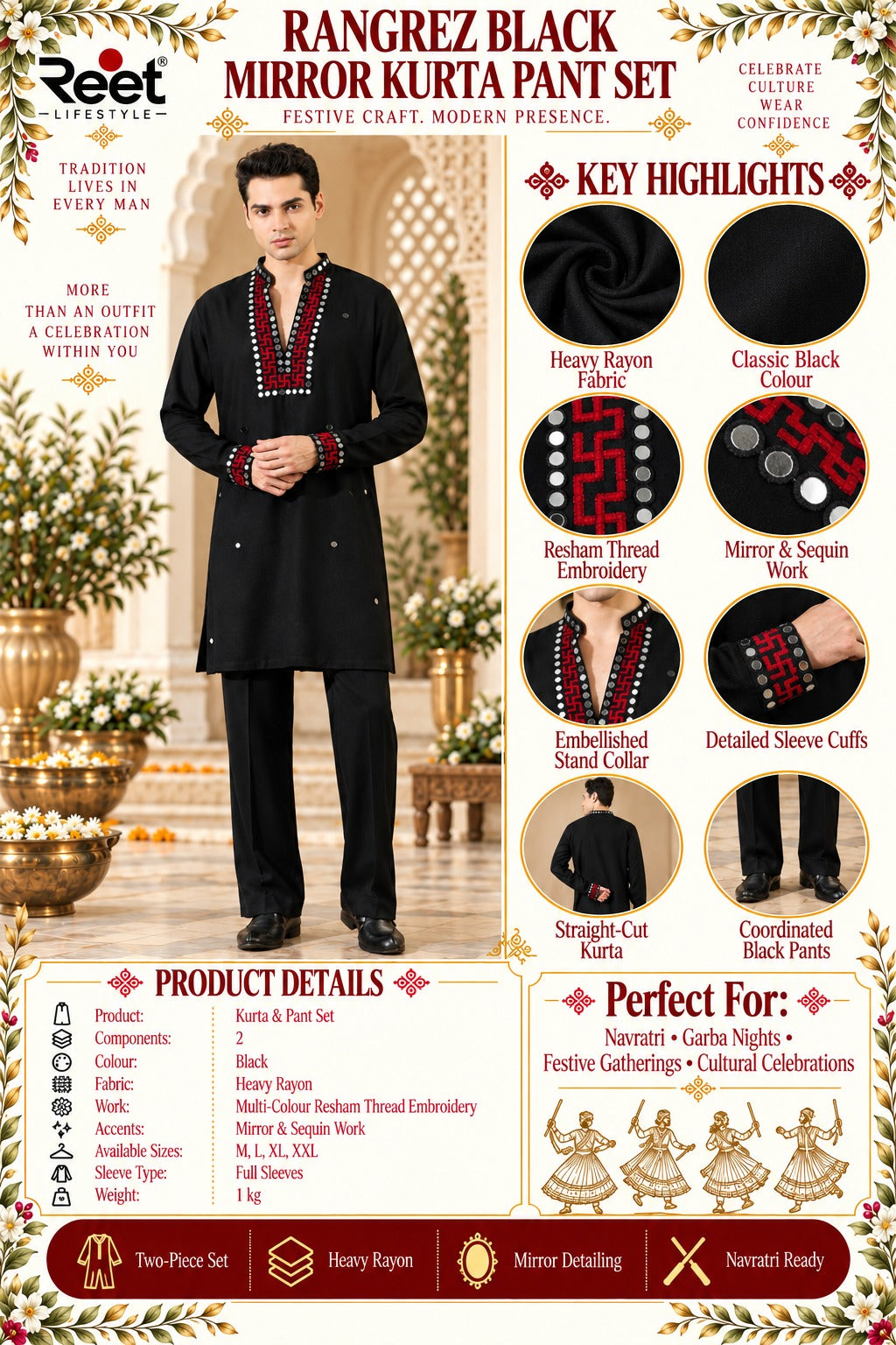 Neel Traditional Kurta Set