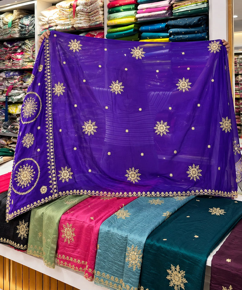 Gul-e-Zar Emerald Dupatta