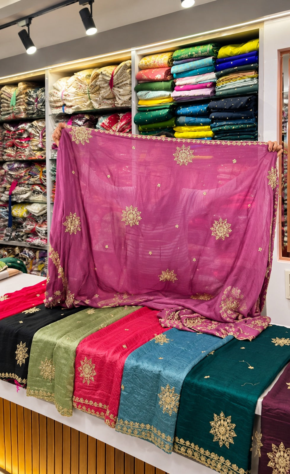 Gul-e-Zar Emerald Dupatta