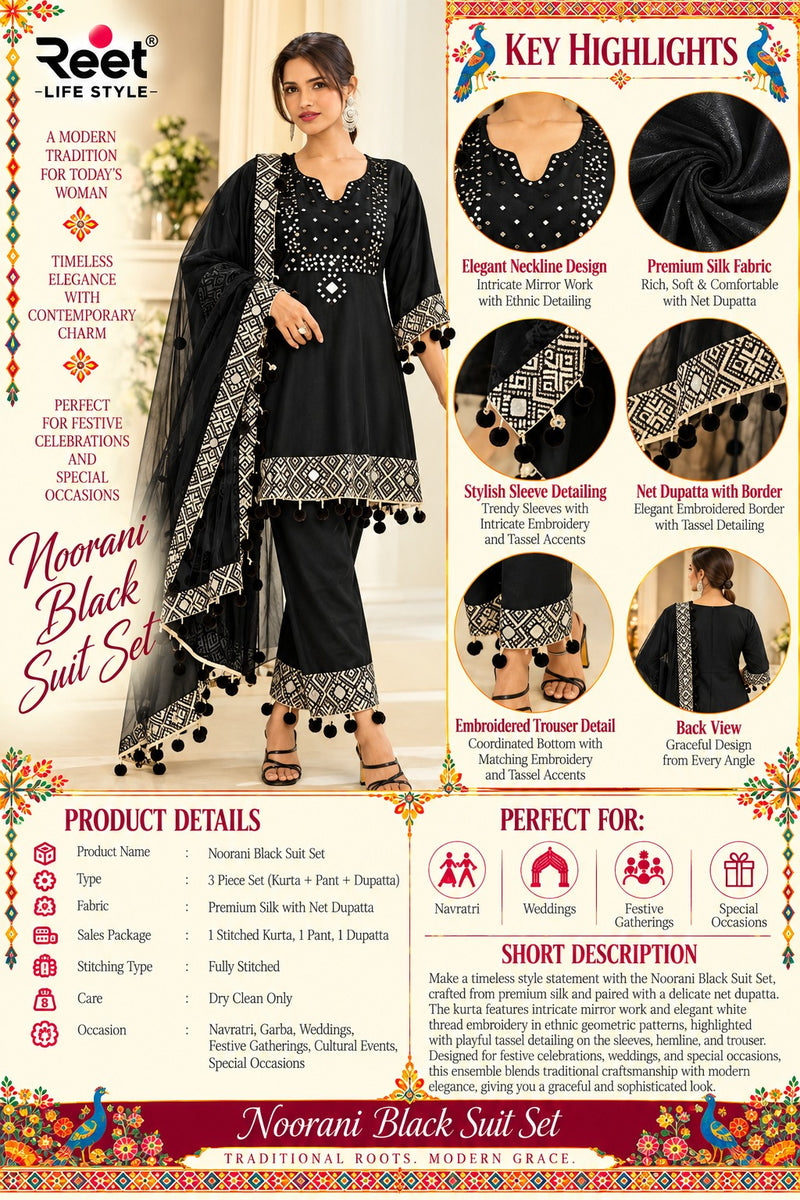 Kaali Rangrez Anarkali Set