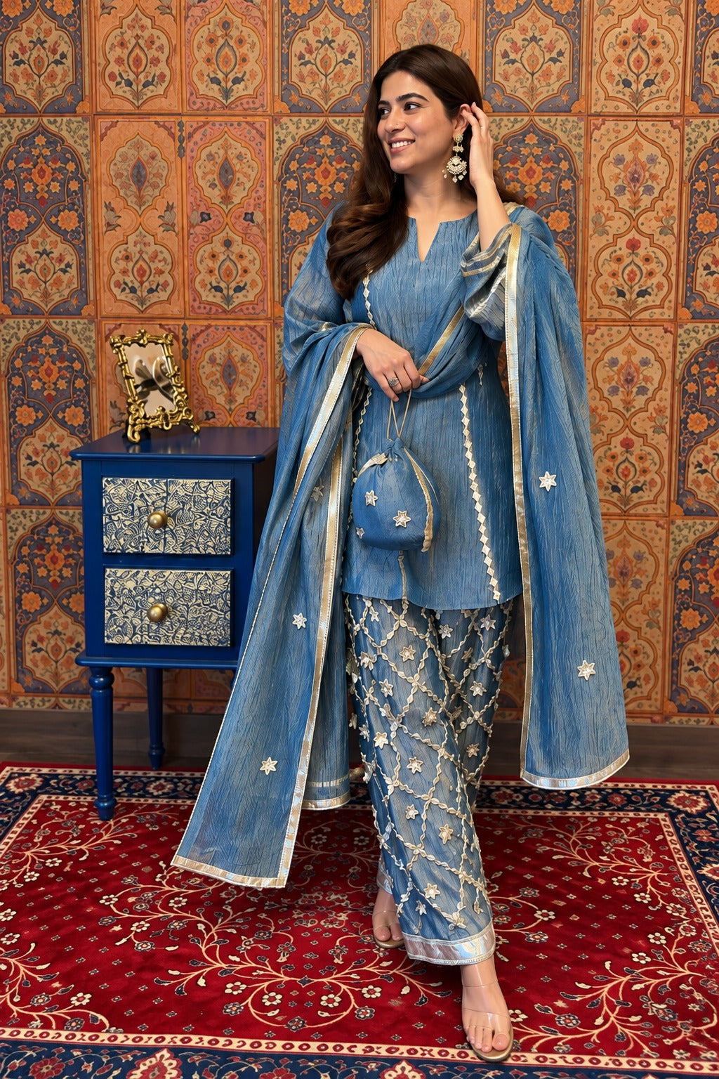 Meherbaan Noor Embroidered Set