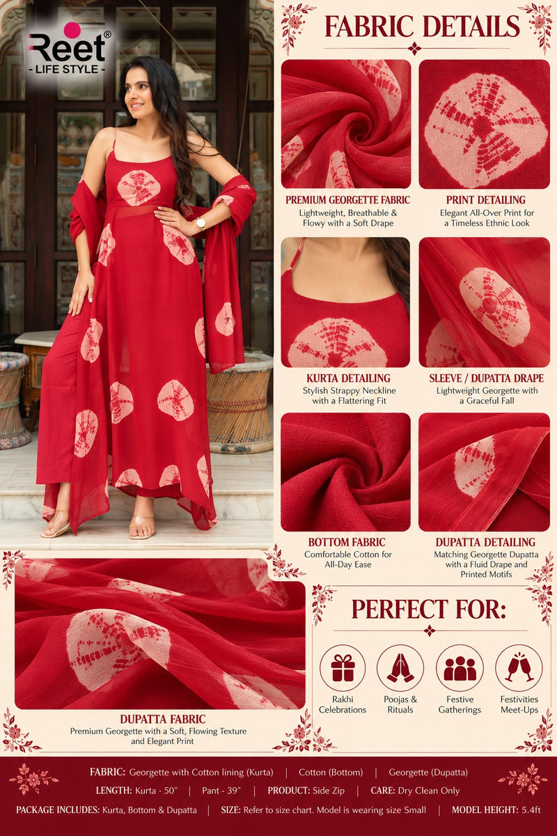 Laal Riwaayat Printed Suit Set