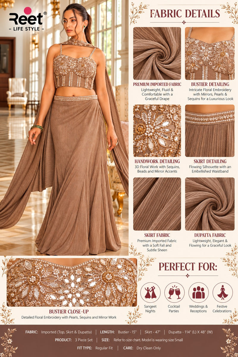 Sunehri Saaz Embellished Co-Ord Set