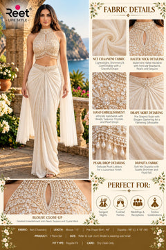 Chaandni Noor Draped Skirt Set