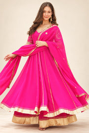 Rani Paisley Darbar Anarkali Set