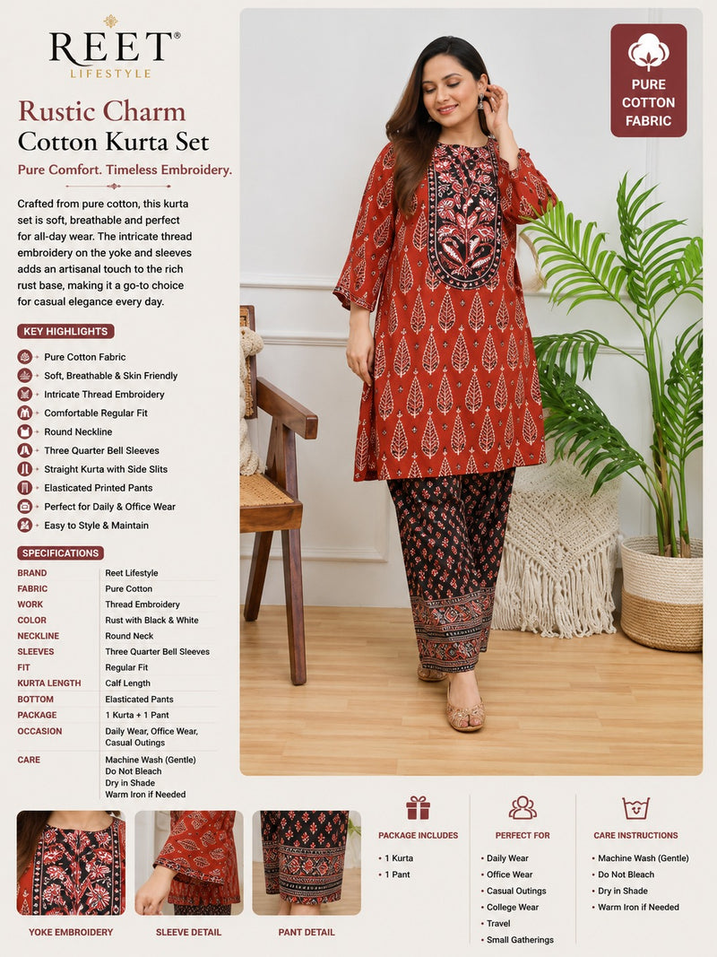 Noor Ajrak Farshi Kurta Set