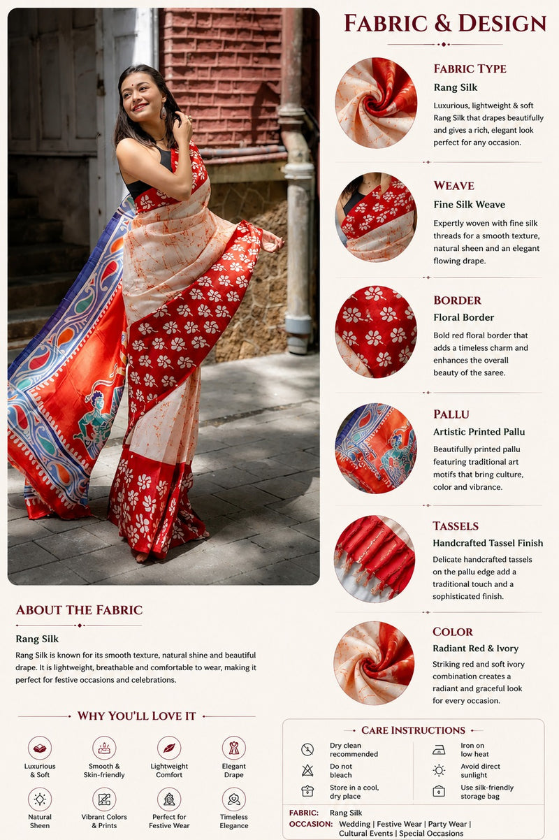 Batik Rang Silk Saree