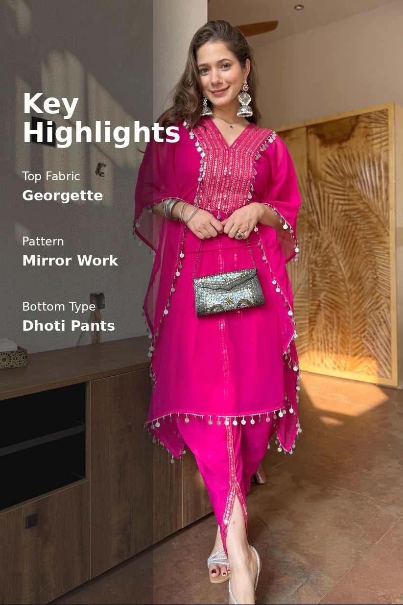 Sunshine Mirror Charm Kaftan Set