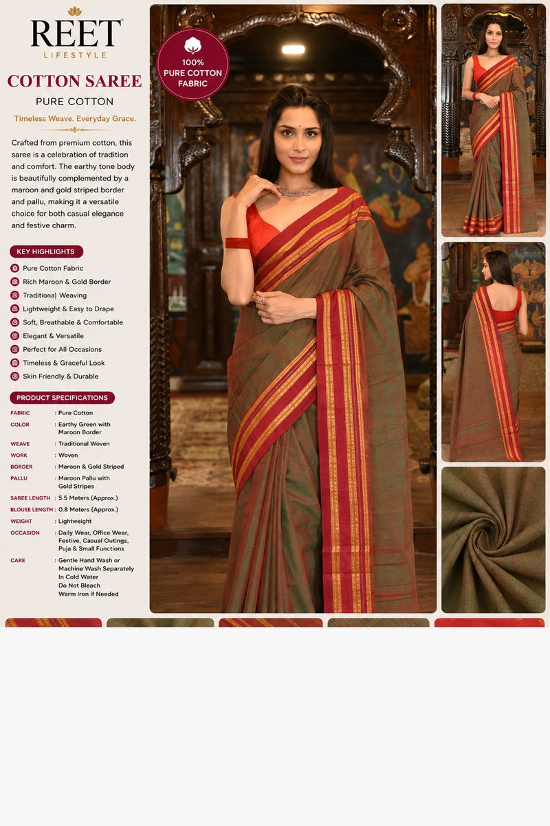 Riwaayat Ilkal Pure Resham Saree
