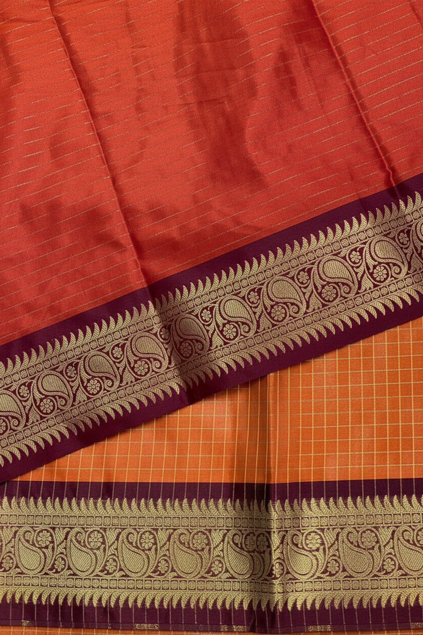 Kesar Royale Silk Semi Banarasi Saree