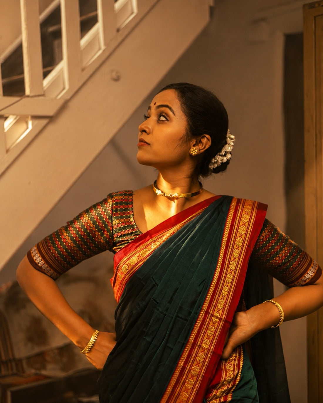 Riwaayat Ilkal Pure Resham Saree