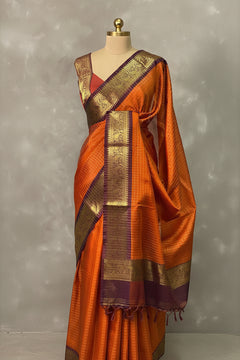 Kesar Royale Silk Semi Banarasi Saree
