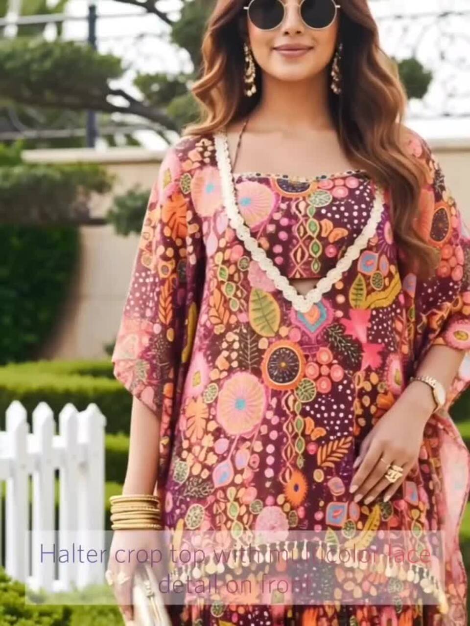 Rangbahar Floral Embellished Sharara Set