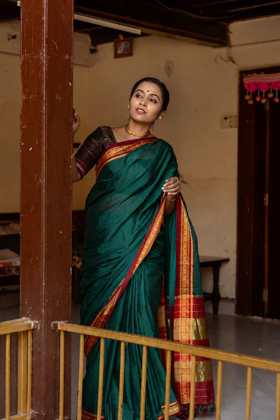 Riwaayat Ilkal Pure Resham Saree
