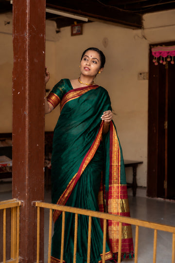 Riwaayat Ilkal Pure Resham Saree