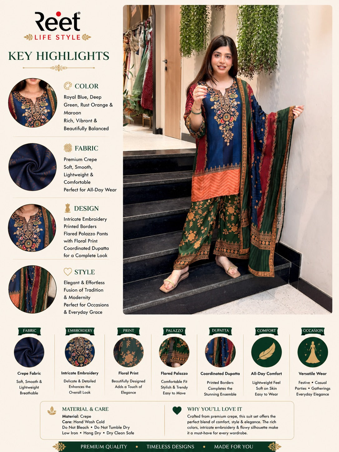 Mehfil Royale Floral Suit Set