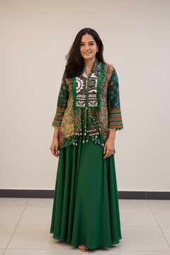 Emerald Muse Farshi Suit Set