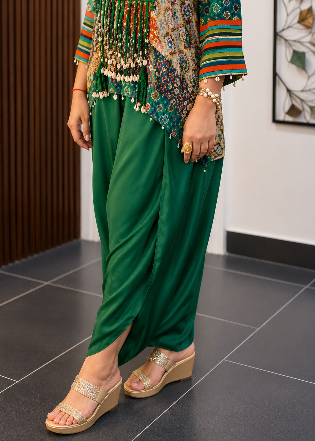 Emerald Muse Farshi Suit Set