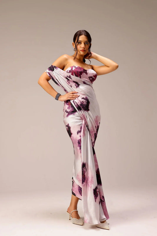Mila Muse Draped Saree Set