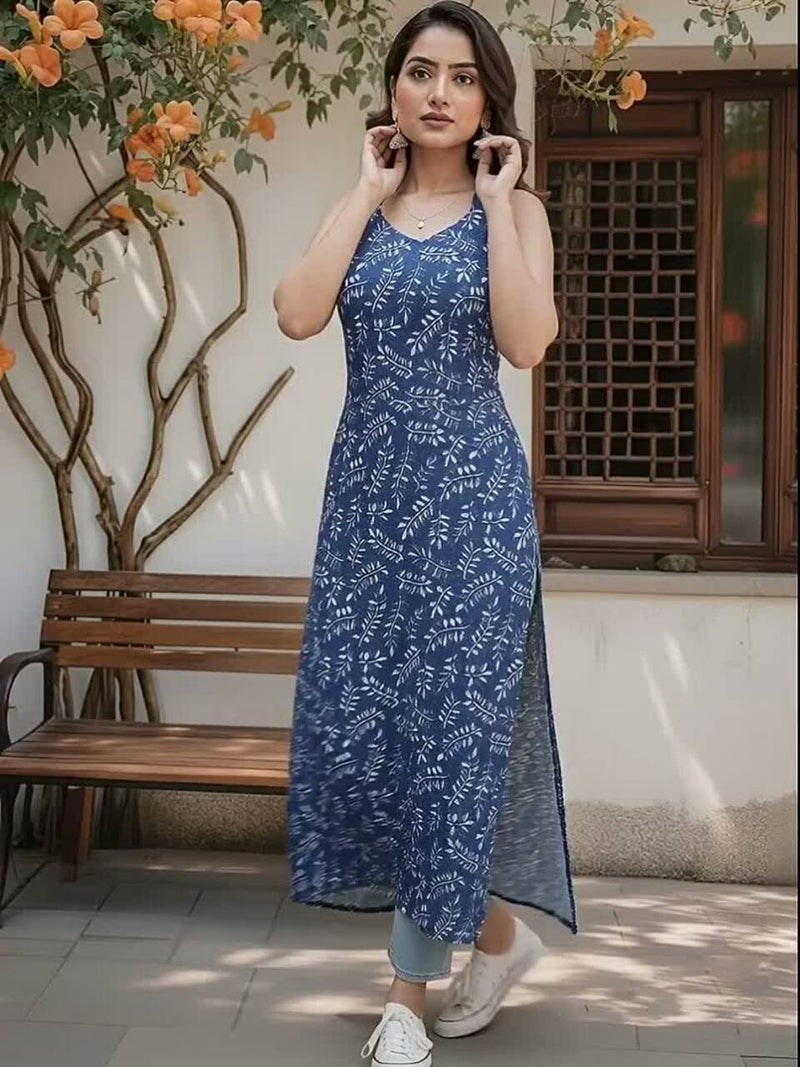 Ruhani Terracotta Printed Kurta