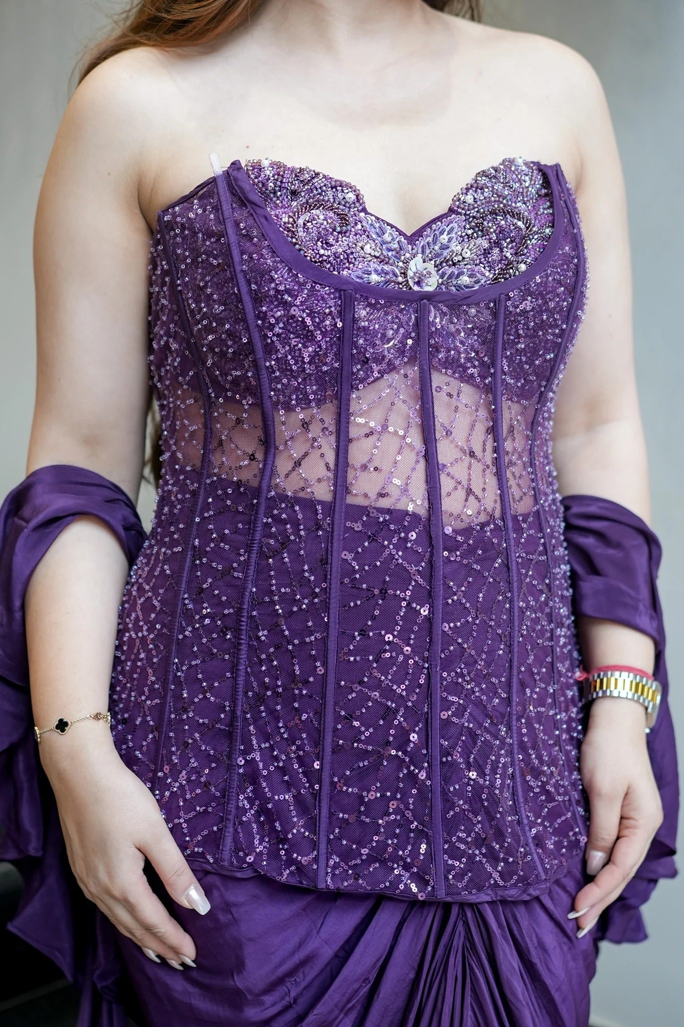 Graceful Embroidered Indowestern Outfit