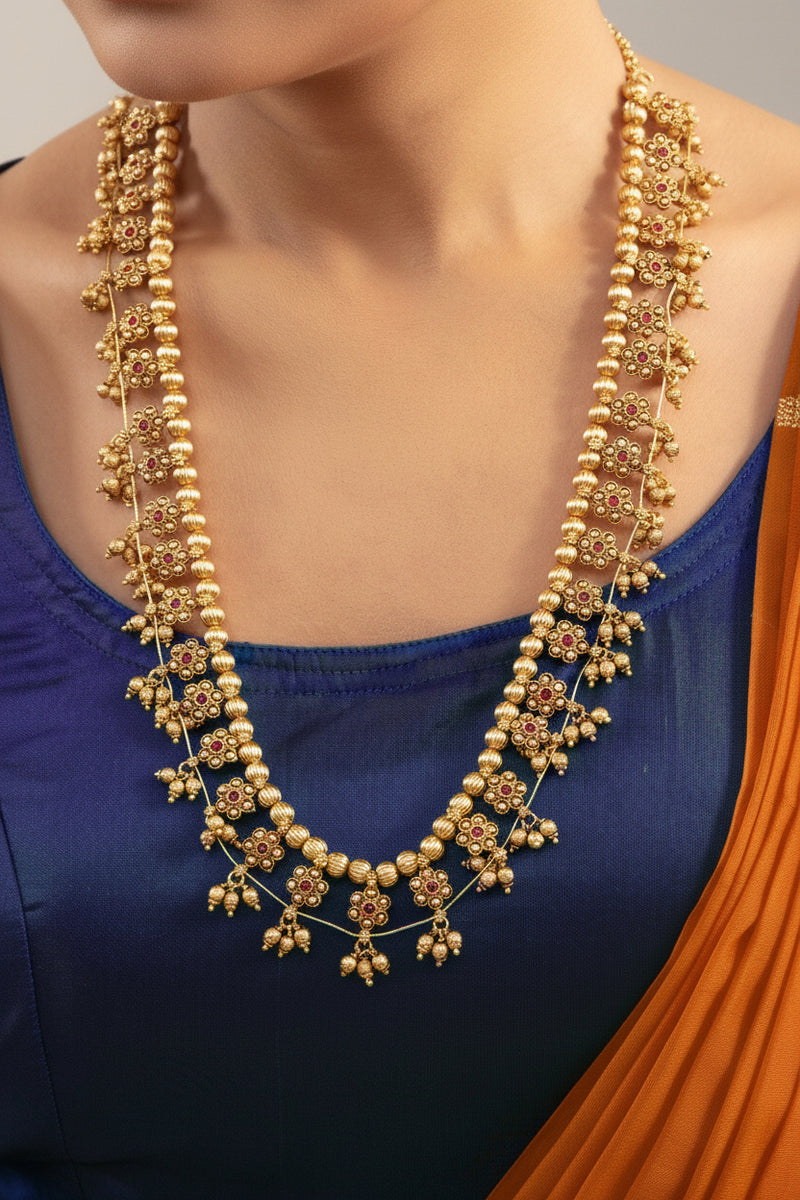 Kolhapuri Mohan Saaj Jewellery Set