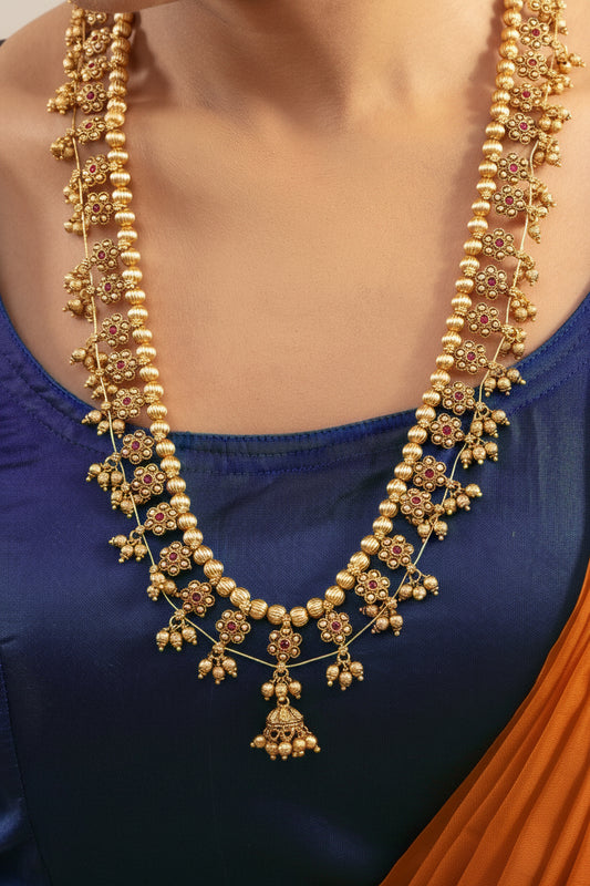 Kolhapuri Mohan Saaj Jewellery Set