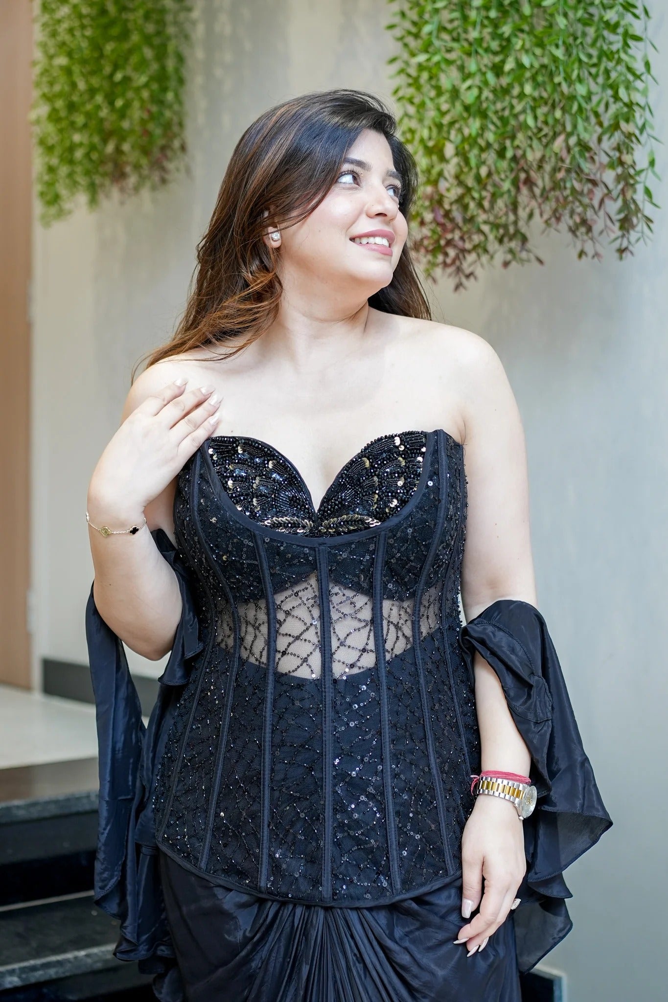 Graceful Embroidered Indowestern Outfit