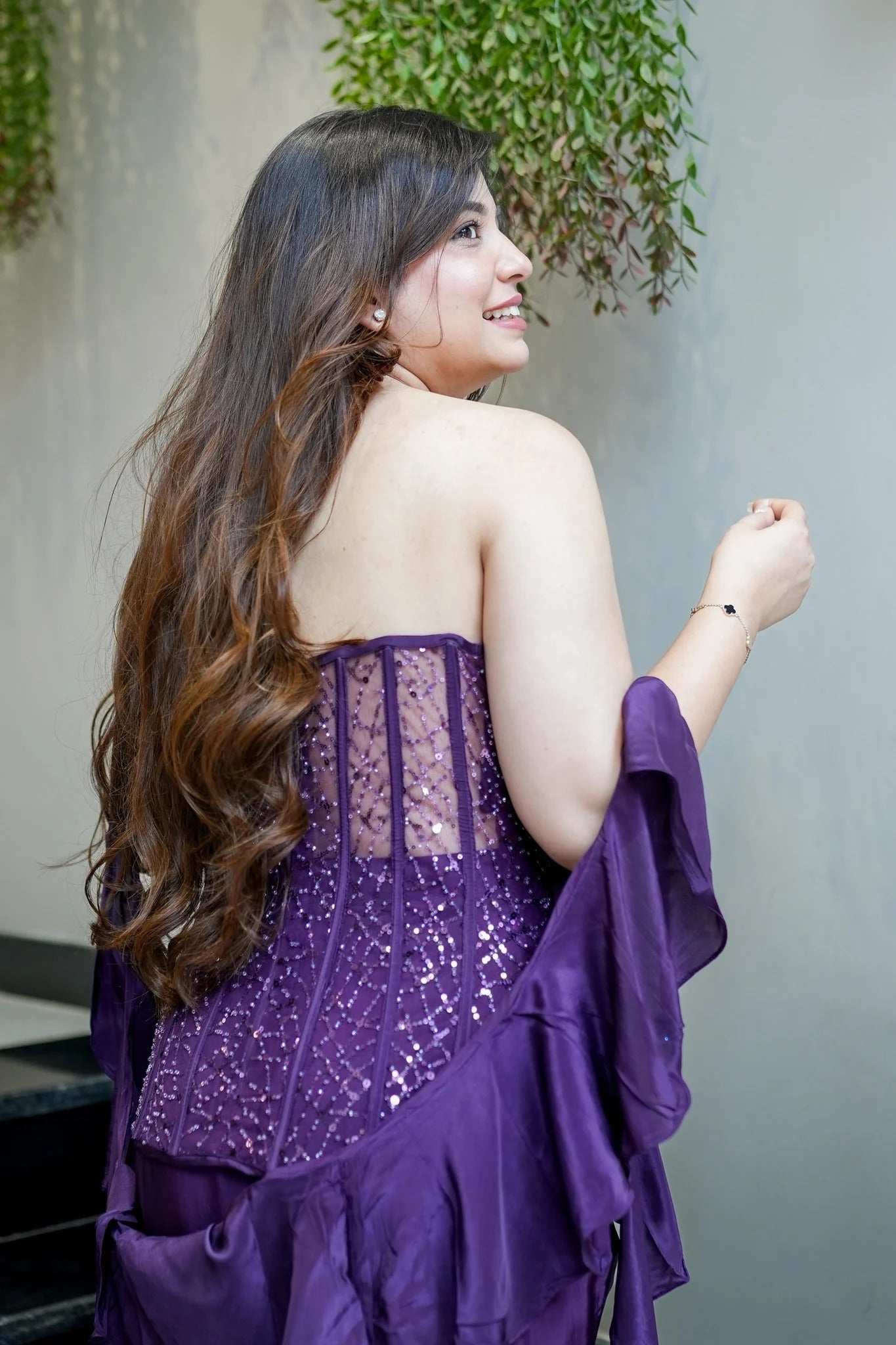 Graceful Embroidered Indowestern Outfit