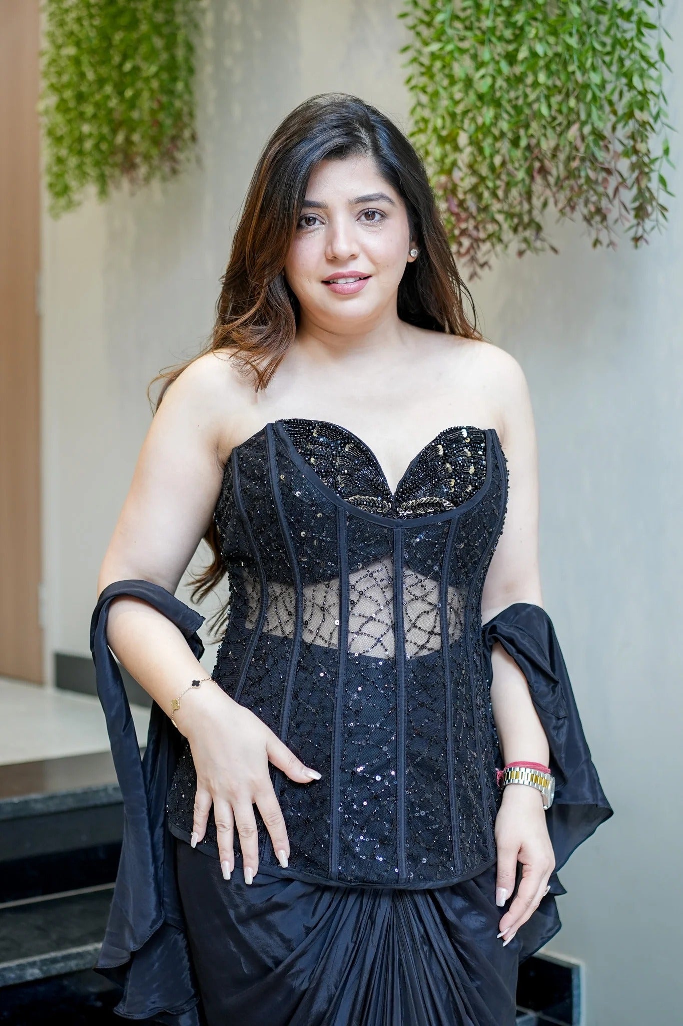 Graceful Embroidered Indowestern Outfit