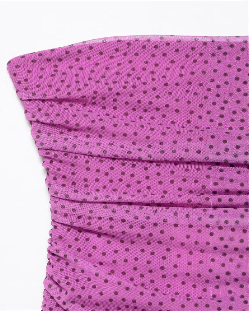 Rose Mirage Scarf Maxi Dress