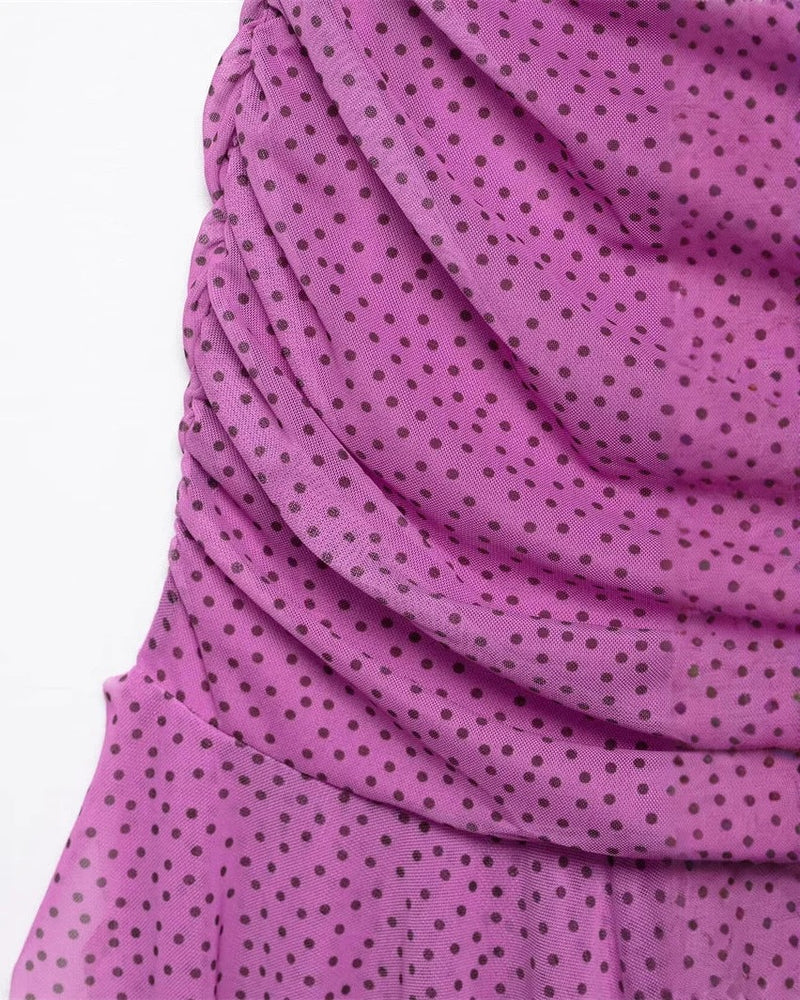 Rose Mirage Scarf Maxi Dress
