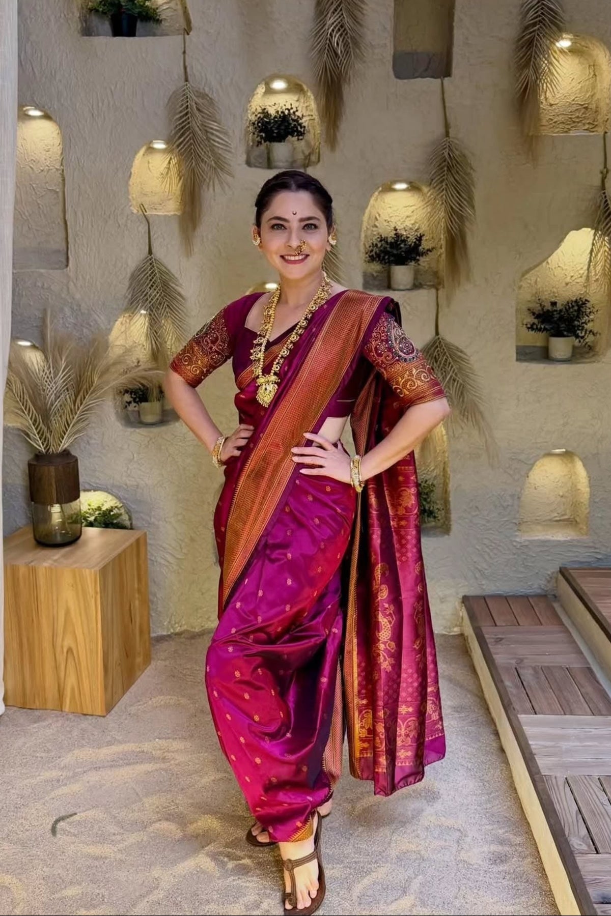 Beautiful Paithani Nauvari 9-Yard Saree Collection