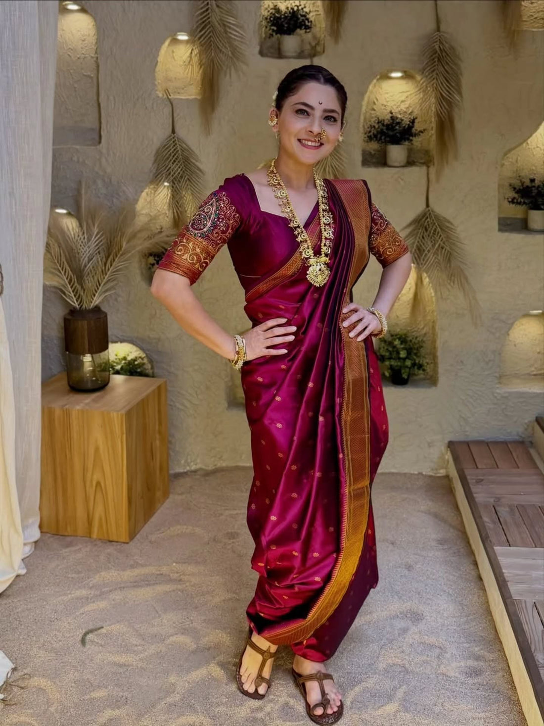 Beautiful Paithani Nauvari 9-Yard Saree Collection