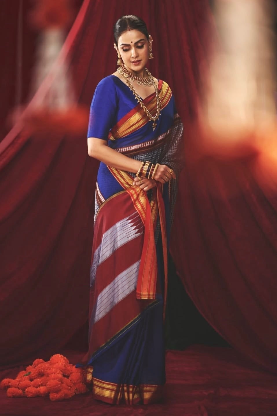 Timeless Elegance of Ilkal Khan Sarees - Inspired by Genelia