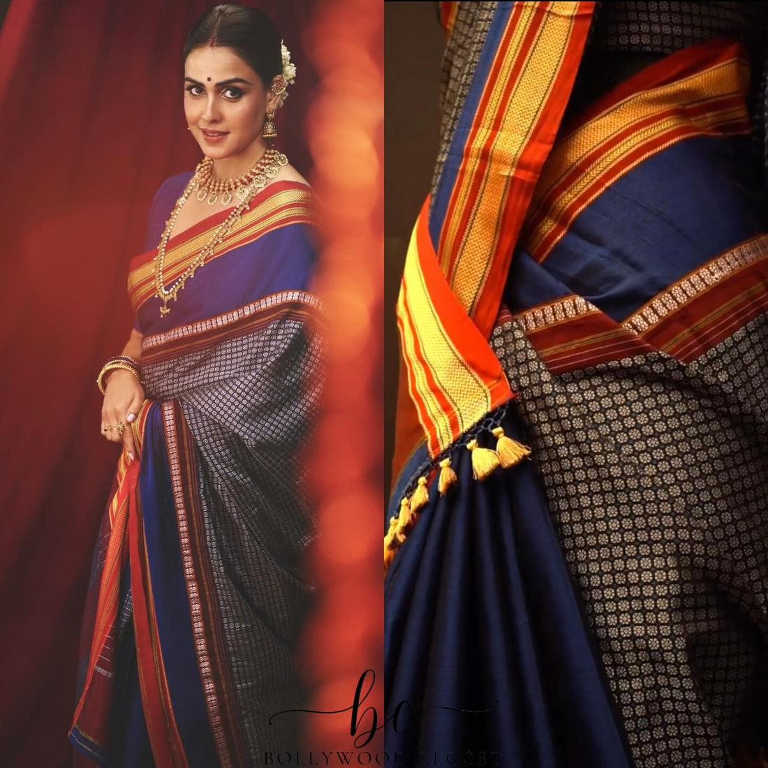 Timeless Elegance of Ilkal Khan Sarees - Inspired by Genelia