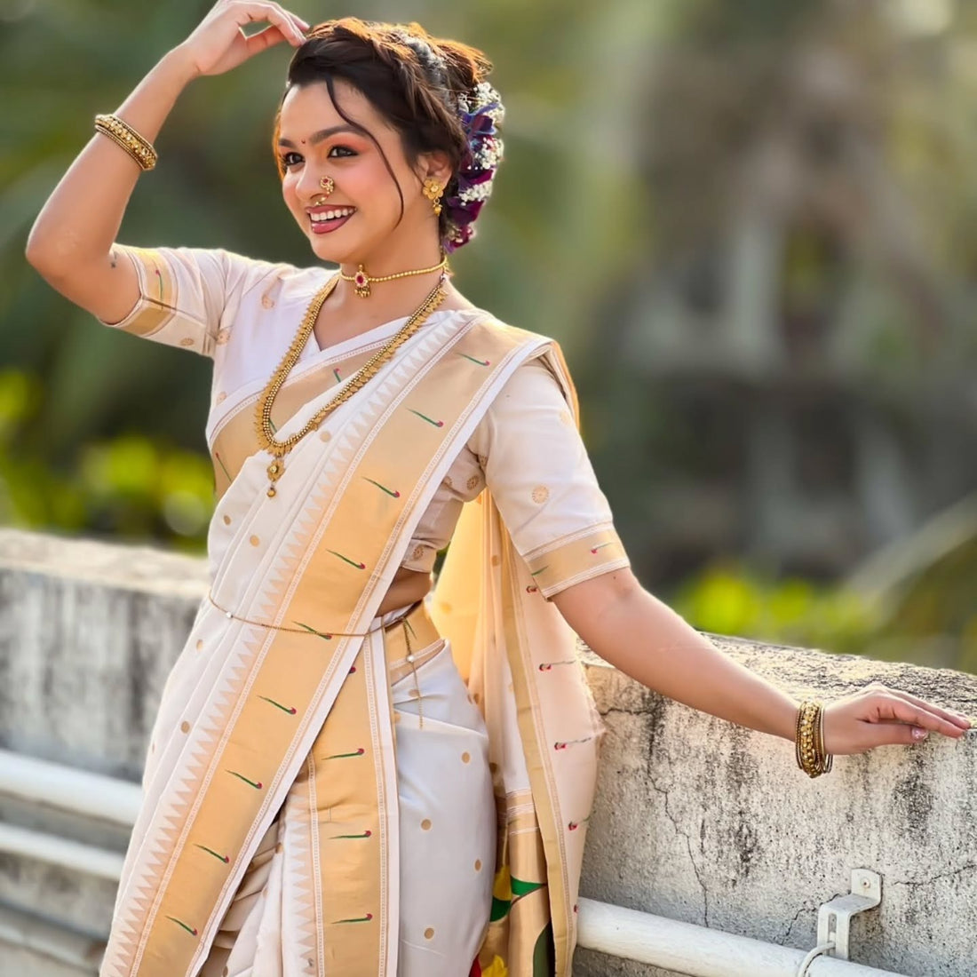 Mayur Varnika Soft Silk Paithani Nauvari Saree