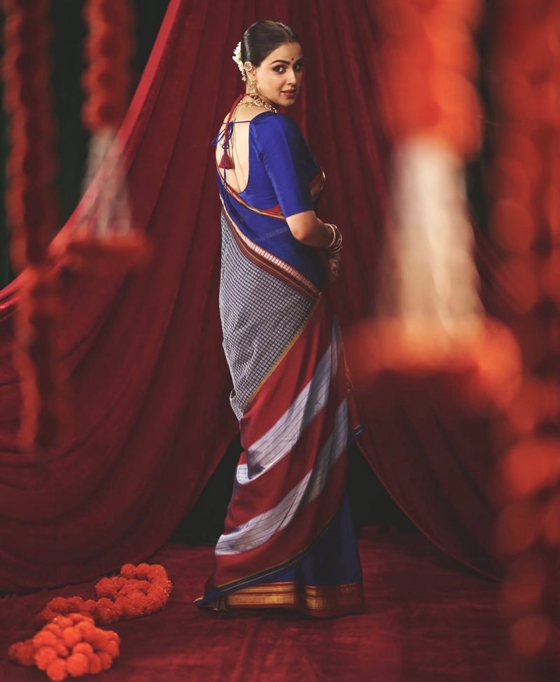 Timeless Elegance of Ilkal Khan Sarees - Inspired by Genelia