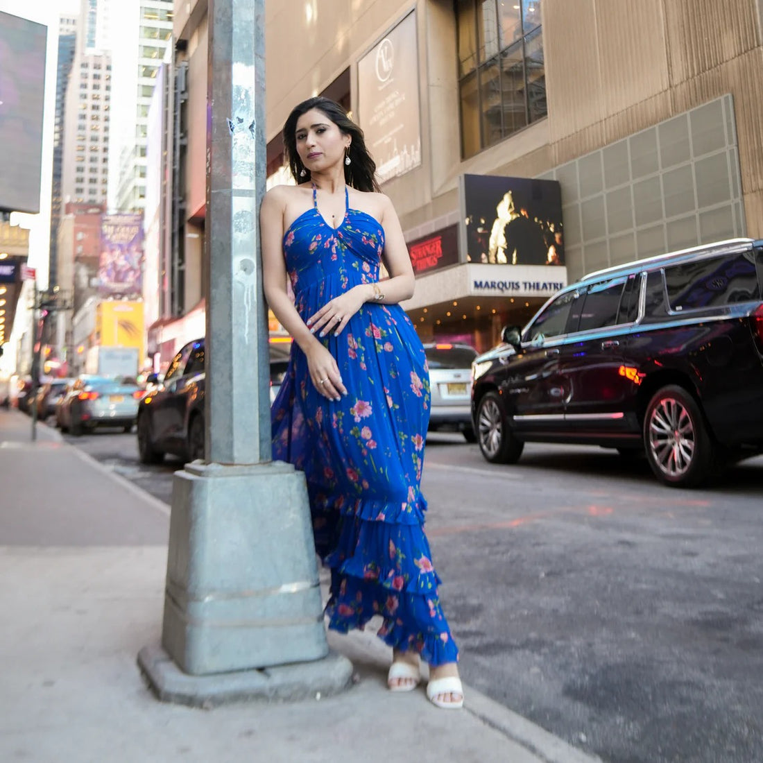 Broadway Bloom Floral Maxi Dress