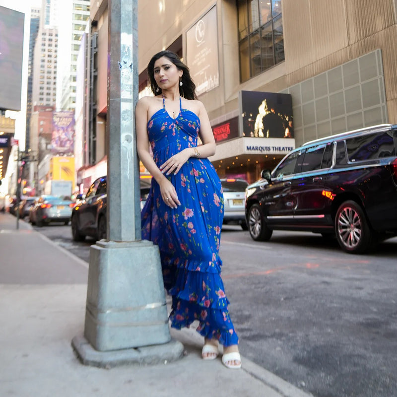 Broadway Bloom Floral Maxi Dress