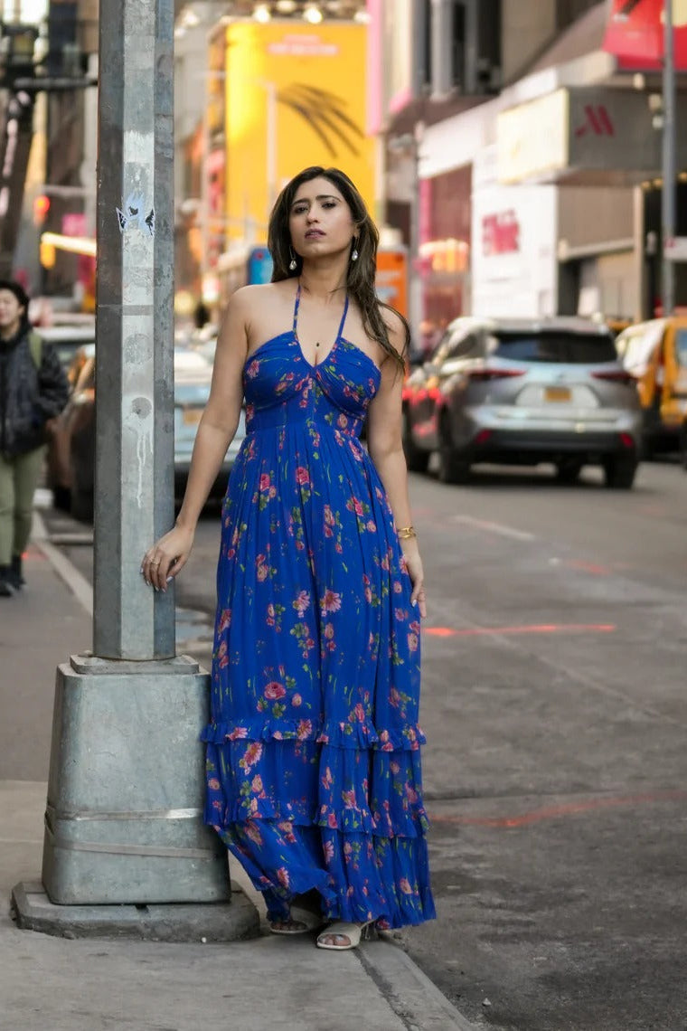 Broadway Bloom Floral Maxi Dress