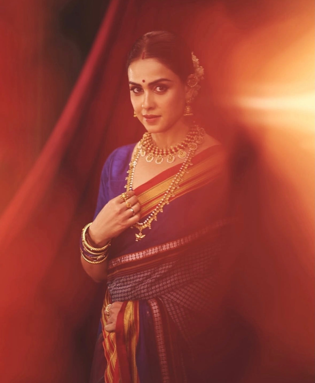 Timeless Elegance of Ilkal Khan Sarees - Inspired by Genelia