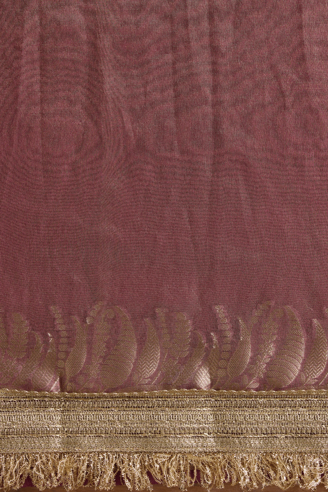 Pink Banarasi Tissue Ready-to-Wea Saree
