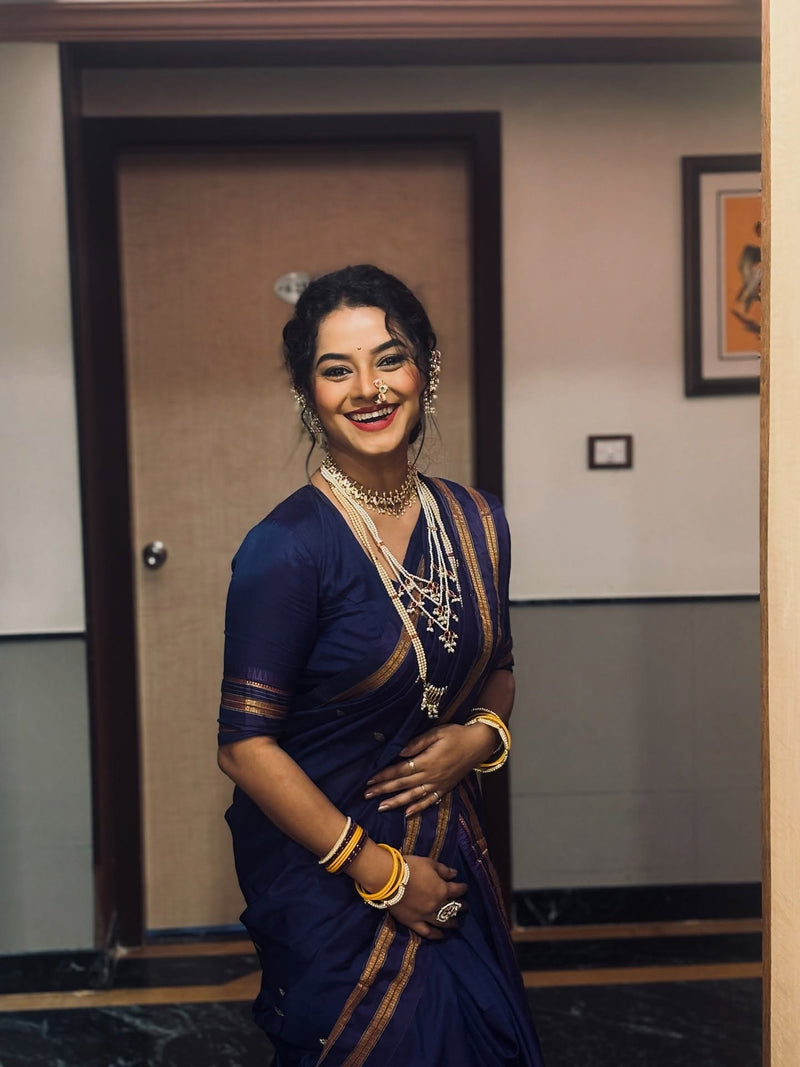 Narayan Peth Parampara 9-Yard Nauvari Saree